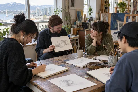 Draw with Us: Social Sketching Session