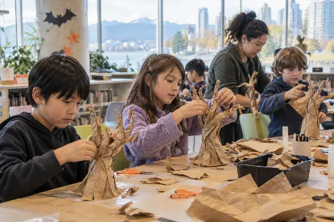 Make It! Paper Bag Twisty Trees