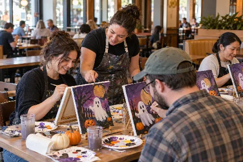 Brush Hour Paint Night - Enchanted Ghost