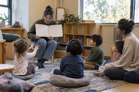 Cozy storytime