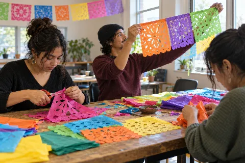 Papel Picado: Colors in the Air