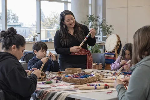 Métis Singing Sticks Workshop with Lorelei Lyons