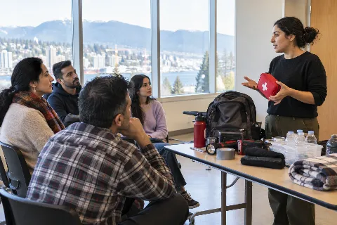 Why not: be ready: earthquake preparedness on the North Shore in Farsi