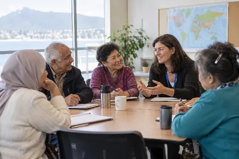 Immigrant seniors learning circle (beginner/basic level)