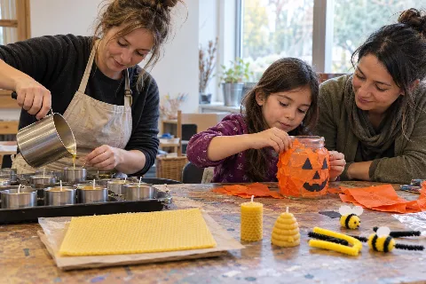 A Very Honeybee Halloween 11am-2:30pm - CANDLE POUR @ 11am