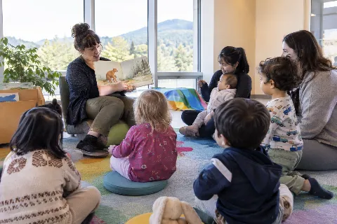 Cozy storytime