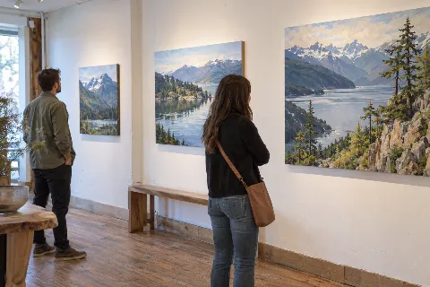 The Art of Andy Anissimoff Exhibition at the Sea to Sky Gallery