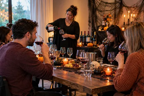 Deep Dark Reds Wine Tasting